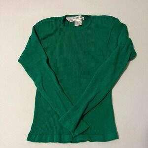 𝅺VINTAGE JH Collection Green Pure Wool Sweater M